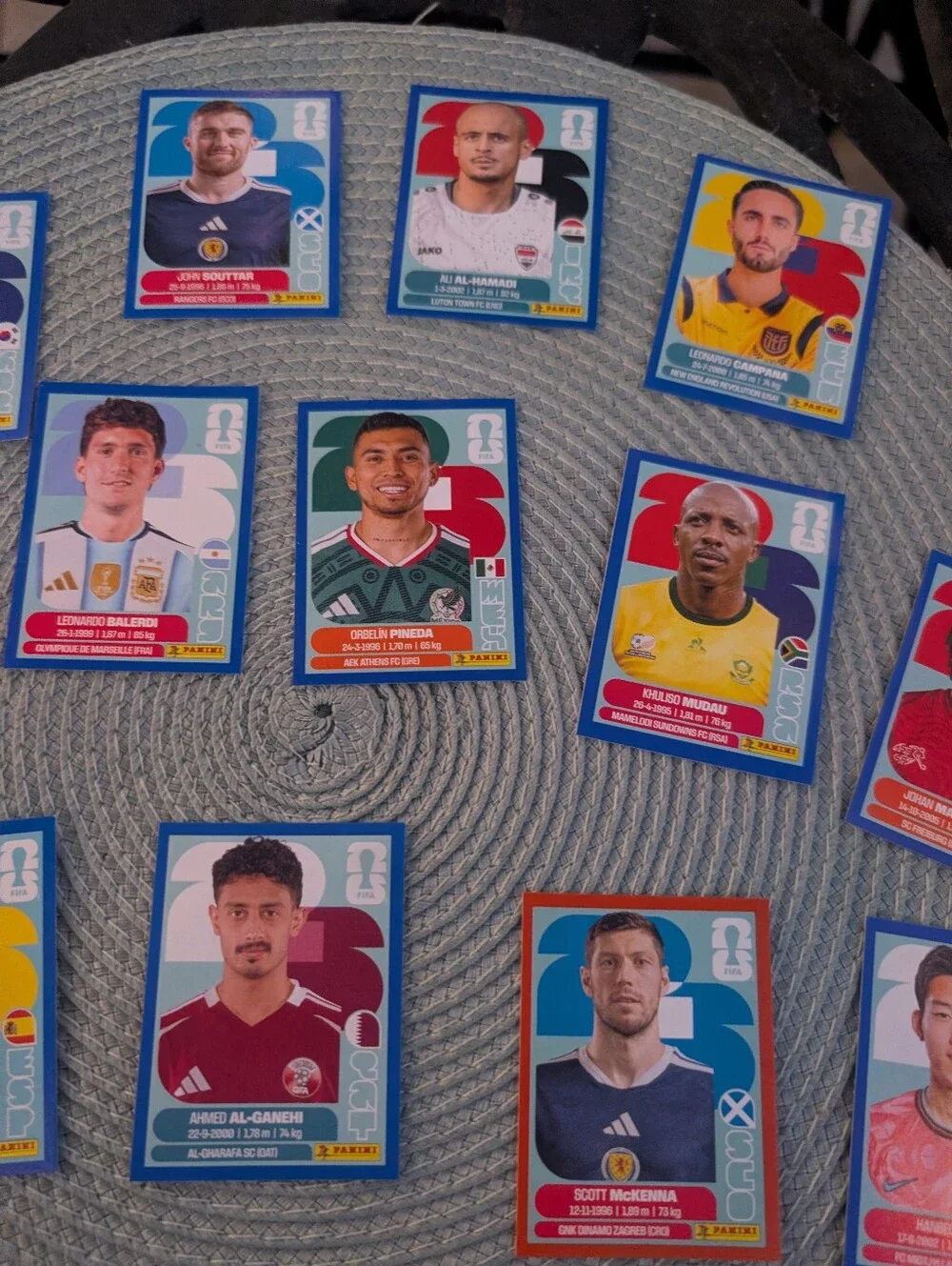 Panini FIFA World Cup 2026 Red And Blue Border Stickers -19